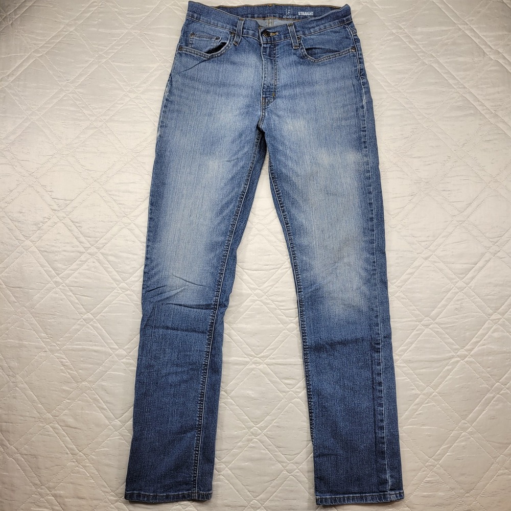 George straight well worn blue jeans size‎ 32X34